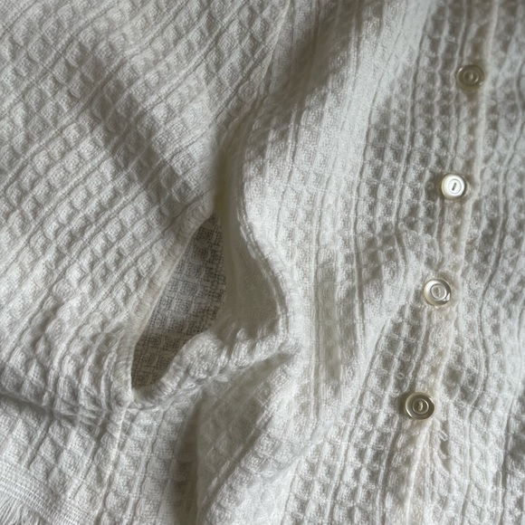 Vintage Ivory Sweater Cape - Picture 4 of 6